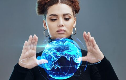 globe-hologram-futuristic-tech-and-woman-technol-2023-01-13-00-06-48-utc