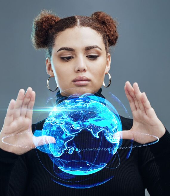 globe-hologram-futuristic-tech-and-woman-technol-2023-01-13-00-06-48-utc