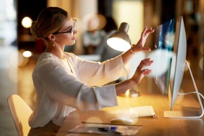 woman-computer-or-hologram-screen-touch-in-night-2023-03-01-20-07-20-utc